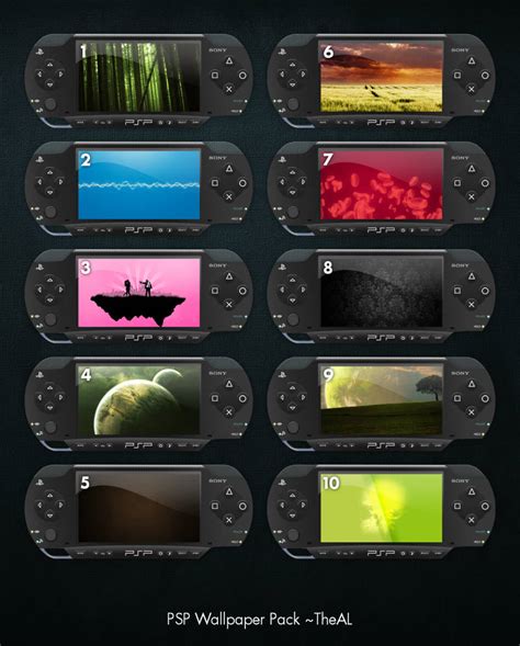 Psp Wallpaper Pack By Theal On Deviantart
