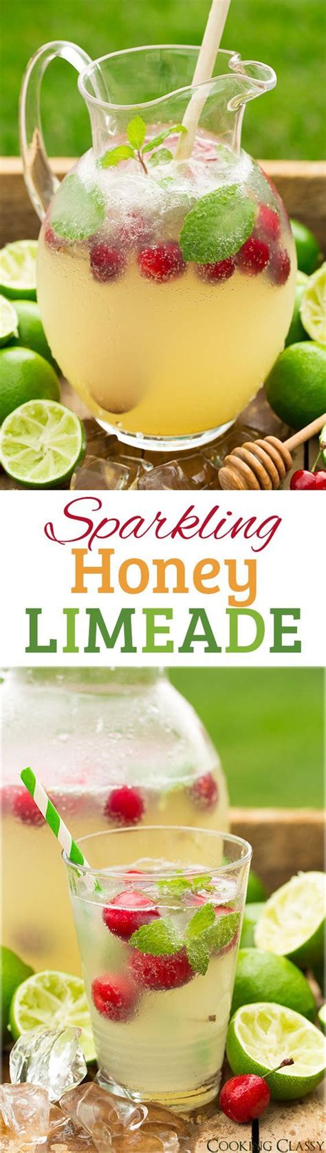 How to make alcoholic cherry limeade. Sparkling Honey Limeade - Cooking Classy | Drinks alcohol ...