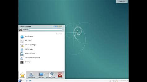 Linux Debian 8 Kde 64bit Install And Brief Review Youtube