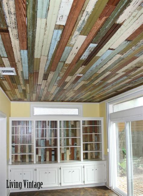 The beadboard planks can also be installed by attaching special tracks to the ceiling and then. Living Vintage - our completed beadboard project in Bryan ...