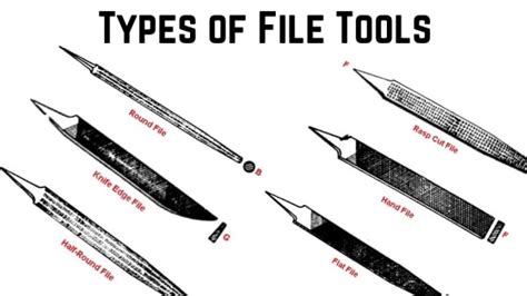 17 Different Types Of File Tools And Uses In Workshop Pdf