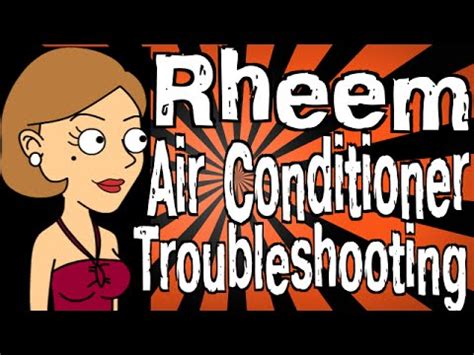 If your air conditioner isn't running, a simple reset might be all that's needed. Rheem Air Conditioner Troubleshooting - YouTube