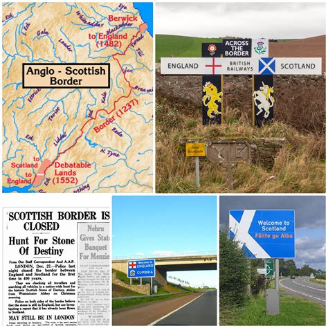 √ Scotland England Border England Scotland Anglo Scottish Border