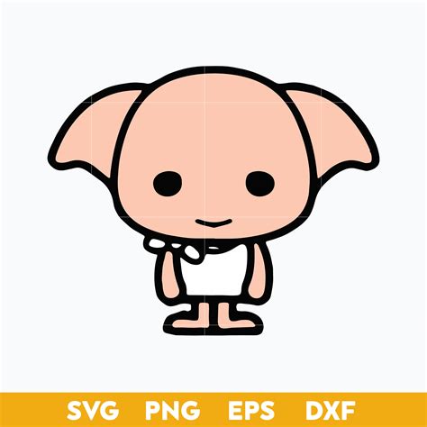 Dobby Svg Harry Potter Character Svg Movies Svg Png Dxf Ep Inspire
