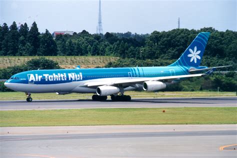 Air Tahiti Nui Airbus A340 200 F Oitn Tokyo Narita Flickr