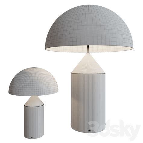 Oluce Atollo Table Lamp 3d Models
