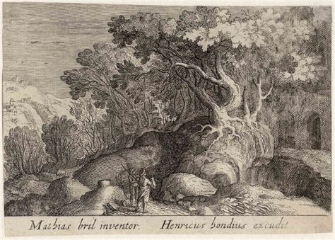 Prints And Principles Simon Frisius Etching Forest Landscape With