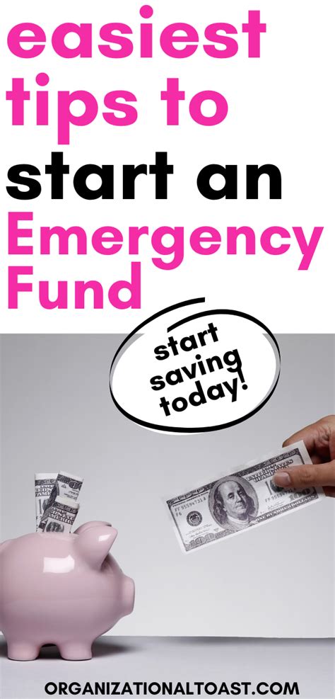 Easiest Tips To Start An Emergency Fund Now Emergency Fund Emergency