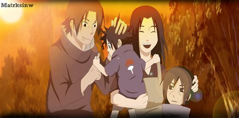 Little Sasuke And Itachi Wih Parents By Matrksinw On