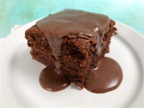 Put the egg yolk in a small bowl and gradually whisk in the hot milk. Retro Recipe: Chocolate Cake with Chocolate Custard ...