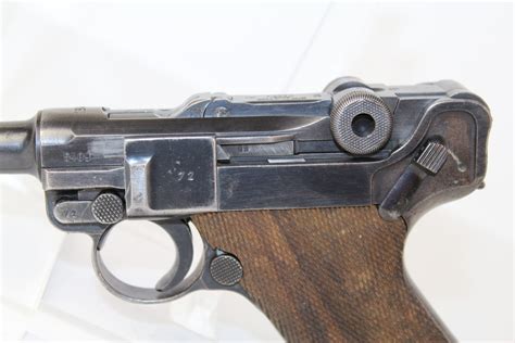 1940 Mauser Luger Semi Automatic Pistol Candr Antique 004 Ancestry Guns