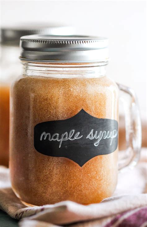 We've put this sweet treat under the spotlight so that you can make confident nutritional choices. Healthy Homemade Sugar Free Maple Syrup | Desserts With ...