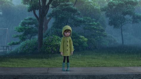 Pixar Pedia — Beautiful Pixar Riley In The Rain Inside Out