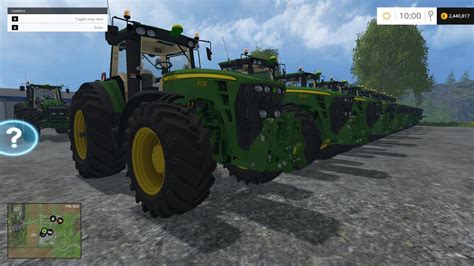 John Deere 10 Tractors Pack V10 • Farming Simulator 19 17 22 Mods