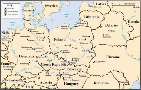 Map Of Europe During Holocaust Secretmuseum