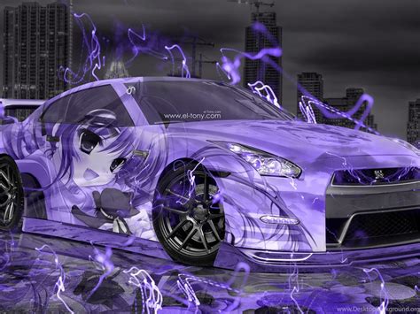 Nissan Gtr R35 Jdm Anime Girl Aerography City Car 2015 El Tony