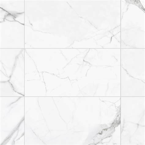 Satori Statuario 12 In X 24 In Polished Porcelain Marble Look Floor And