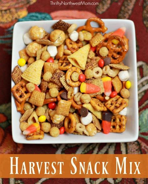 Harvest Snack Mix Fun Fall Party Snack Thrifty Nw Mom