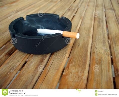 Ashtray With Lit Cigarette Royalty Free Stock Images Image 1690679