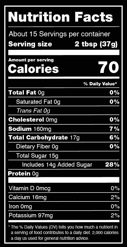 Jack Daniels Barbecue Sauce Nutrition Facts Besto Blog