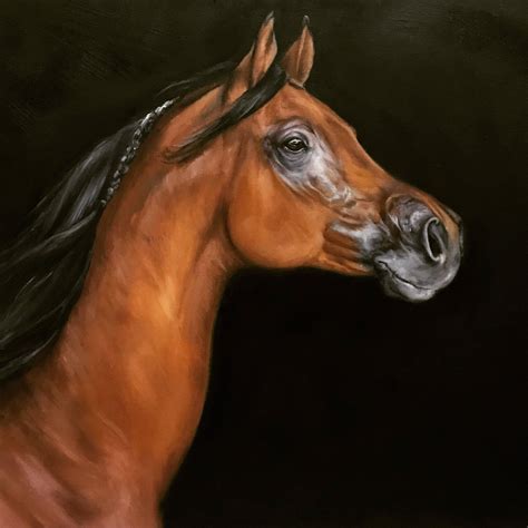 Original Horse Oil Painting Nicolae Art Nicole Smith Artist Etsy