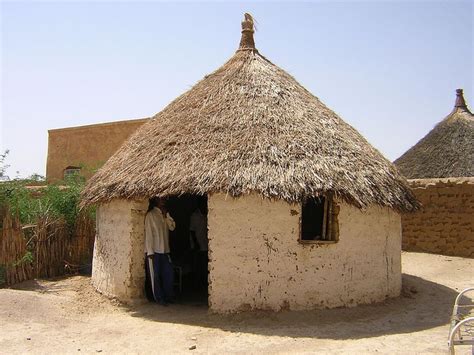 House In Toteil Near Kassala Sudan Earthen Hut With Thatched Roof