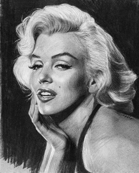 Download Actress Marilyn Monroe Drawing Drawing Skill