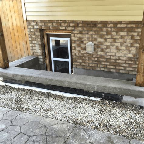 Basement Walkout Foundations First Concrete Entryways