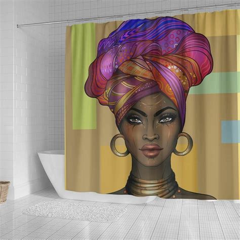 Order Expressions Of Grace With Beautiful African Woman Shower Curtain From Brightroomy Now