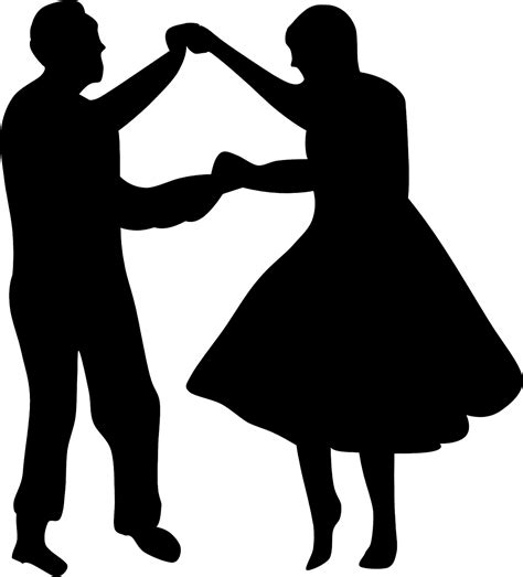 Paar Tanzen Silhouette Kostenlose Vektorgrafik Auf Pixabay