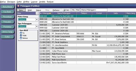 Program Akuntansi Accurate Menginput Pelanggan Customer Baru