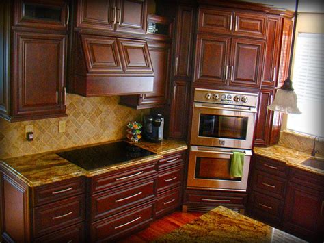 Charleston Cherry Kitchen Cabinets Made By Lily Ann Cabinets Yelp