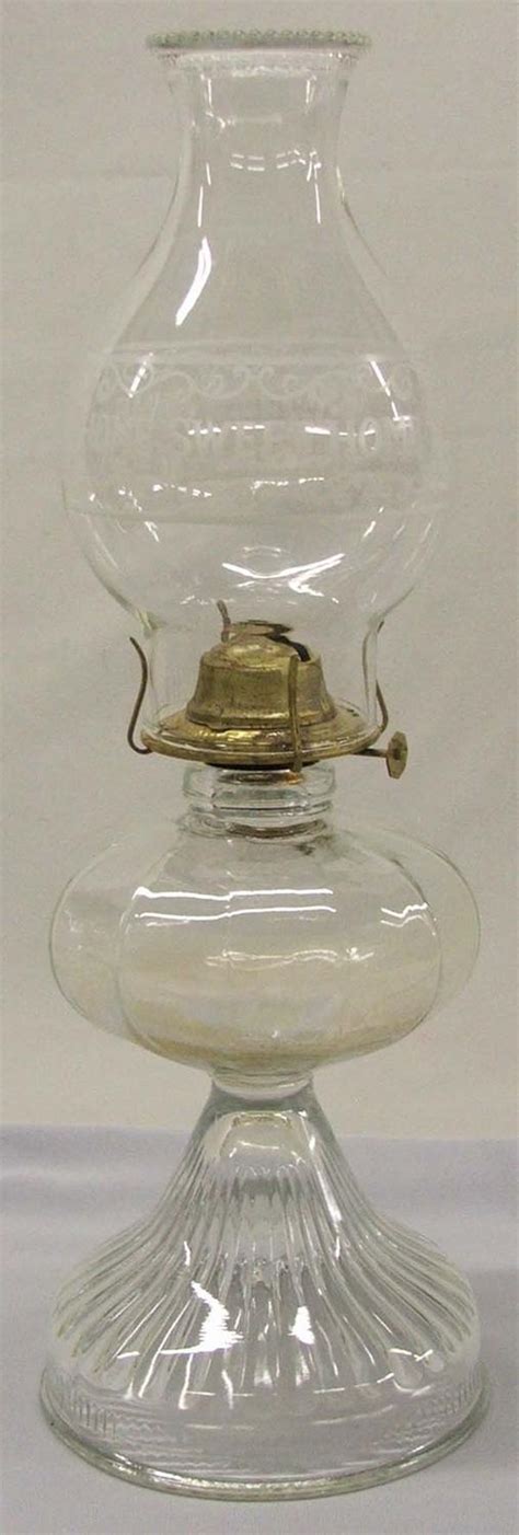 Antique Glass Kerosene Lantern