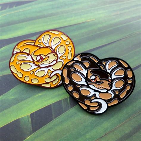 Radradradshoppingball Python Enamel Pin Cute Snoots Tumblr Pics