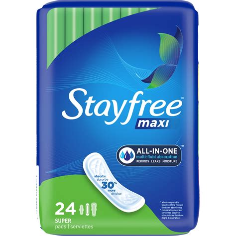 Stayfree Maxi Super Wingless Pads Shop Pads And Liners At H E B