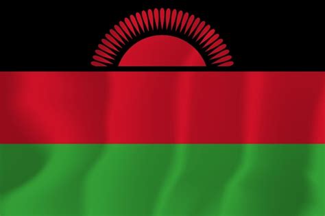 Premium Vector Malawi Waved Flag Illustration Vector Background