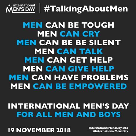 International Mens Day Messages International Mens Day