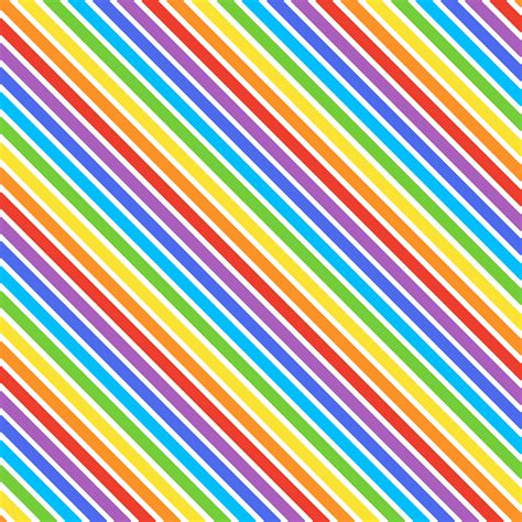 Rainbow Stripes 12x12 Patterned Vinyl Sheet Icraftvinyl