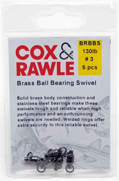 Cox And Rawle Brass Ball Bearing Swivel Glasgow Angling Centre