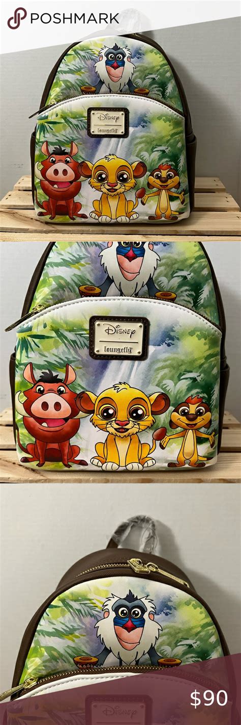 Loungefly Disney The Lion King Chibi Simba And Friends Mini Backpack Loungefly Disney Mini