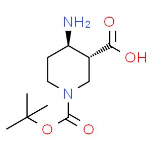 Trans Boc Amino Piperidine Carboxylic Acid CAS J