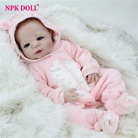 Npkdoll 22 Inch Full Body Silicone Reborn Dolls Lifelike Newborn Babies