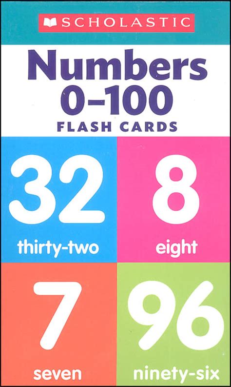 Numbers 0 100 Flash Cards Scholastic Teaching Resources 9781338233551