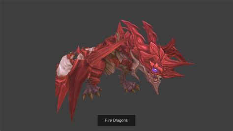 Rpg Fire Creatures Pack 3d Model Collection Cgtrader