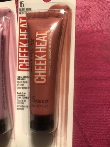 Set 2 Maybelline Cheek Heat Gel Blush Dupe Glossier Sealed Tube Makeup