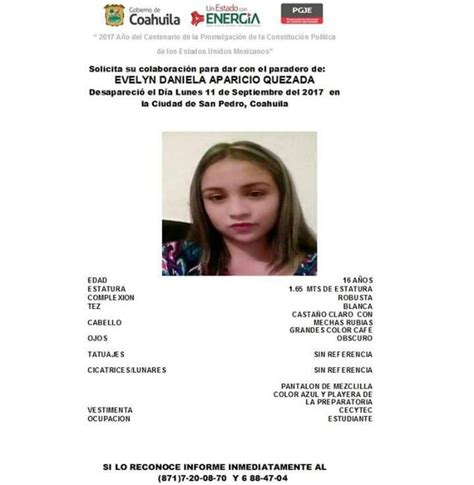 Piden Ayuda Para Localizar A Jovencita Desaparecida En San Pedro El