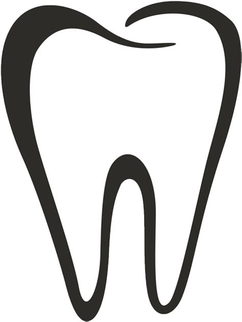 Clip Art Tooth Outline Png Download Full Size Clipart 5270651