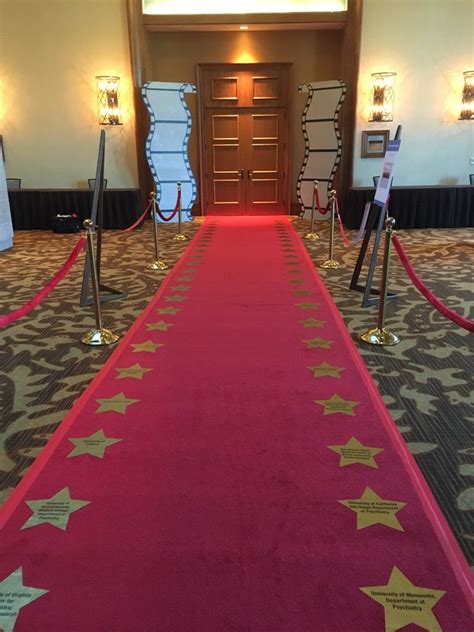 Star Studded Red Carpet Decor Red Carpet Decorations Hollywood Party
