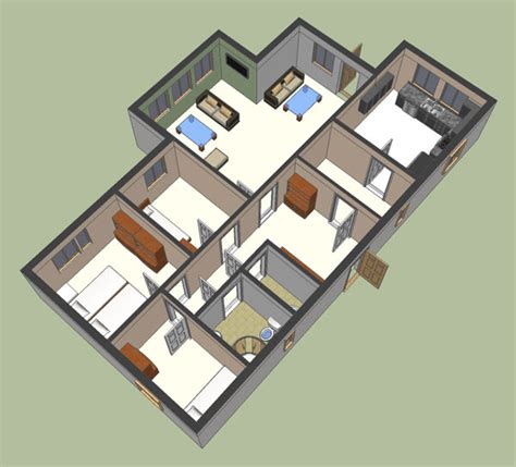 make a floor plan in sketchup floorplans click