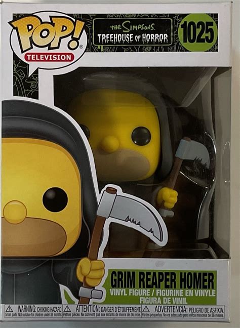 Funko Pop 1025 Grim Reaper Homer The Simpsons Toh Very Good Buya